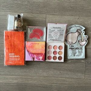 NWT Morphe Forbidden Honey Palette & Face/Body Care Bundle